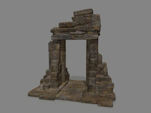 Ruin Gate 3D Model