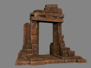 Rock Gate Model 3D