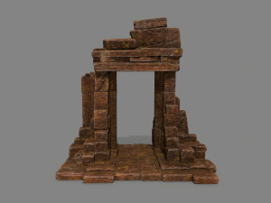 Rock Gate Model 3D