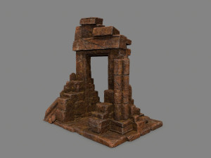 Rock Gate Model 3D
