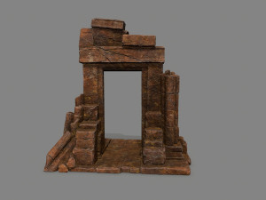 Rock Gate Model 3D