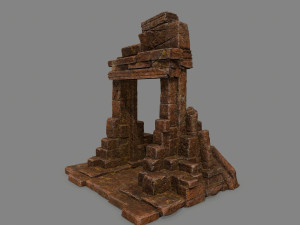 Rock Gate Model 3D