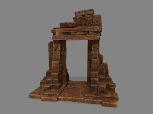 Rock Gate Model 3D