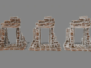 Rock Gate Model 3D