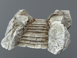 Ruin Stairs 3D 模型