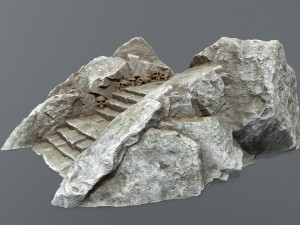 Ruin Stairs 3D 模型