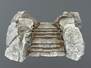 Ruin Stairs 3D 模型