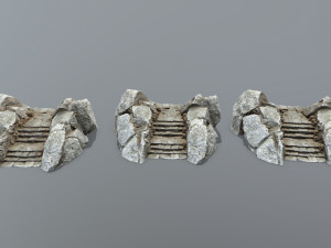 Ruin Stairs 3D 模型