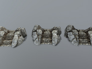 Ruin Stairs 3D 模型