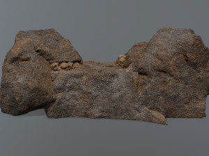 Ruin Stairs Model 3D