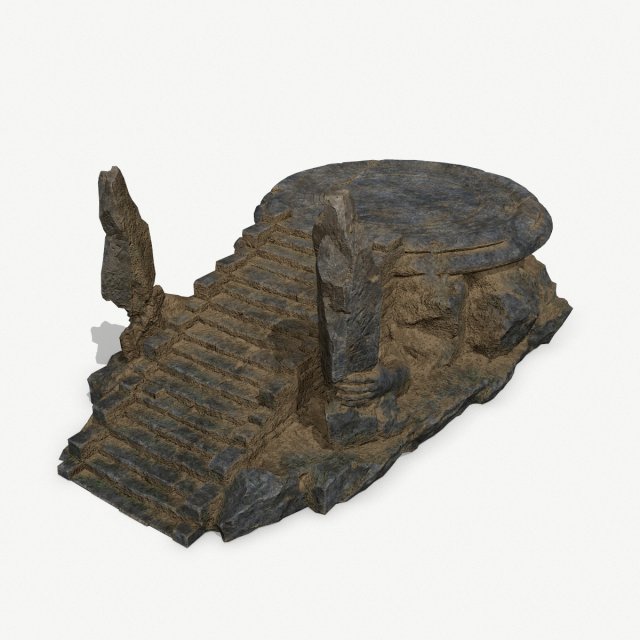 Temple 3D Model .c4d .max .obj .3ds .fbx .stl .blend 