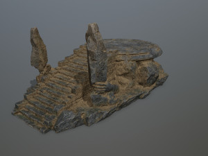 Temple 3D Model