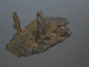 Temple 3D Model