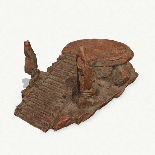 मंदिर 3D मॉडल .c4d .max .obj .3ds .fbx .stl .blend 