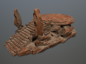 Temple 3D मॉडल