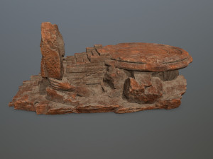 Temple 3D मॉडल