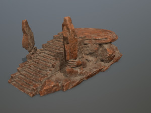 Temple 3D मॉडल