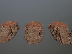Temple 3D मॉडल