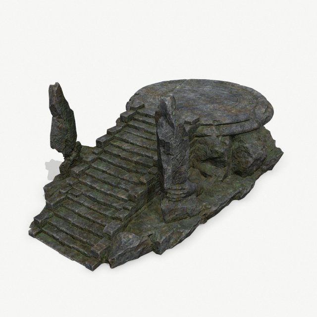 Temple Modello 3D .c4d .max .obj .3ds .fbx .stl .blend 