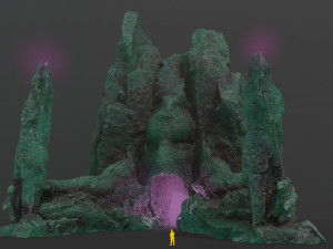 Rock Gate Modelo 3D