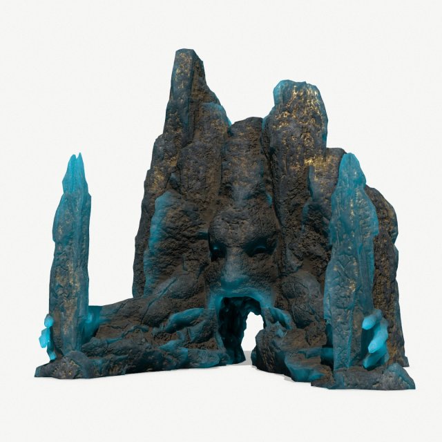 Rock Gate 3D-Modell .c4d .max .obj .3ds .fbx .stl .blend 