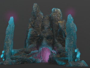 Rock Gate 3D-Modell