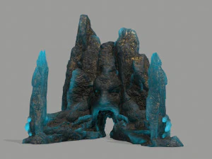 Rock Gate 3D Model