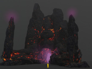 Rock Gate 3D मॉडल