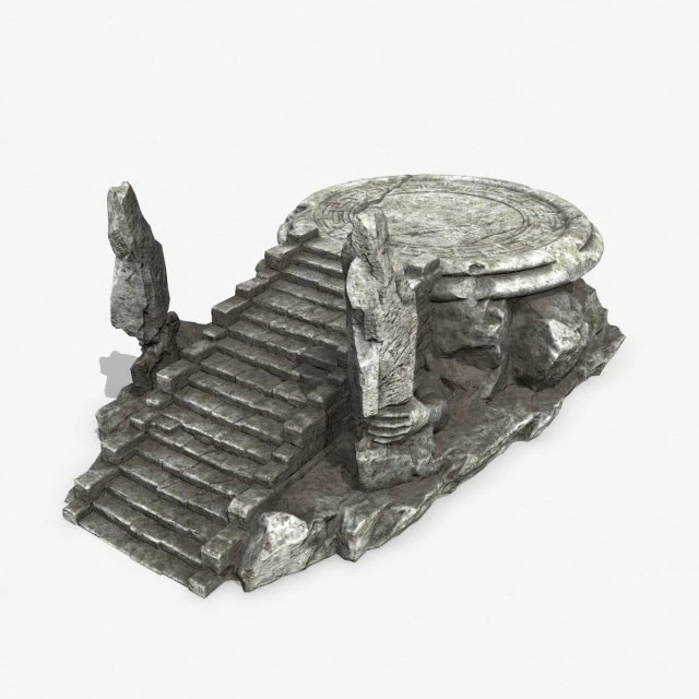 Temple 3D Model .c4d .max .obj .3ds .fbx .stl .blend 