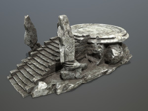 Temple 3D Model