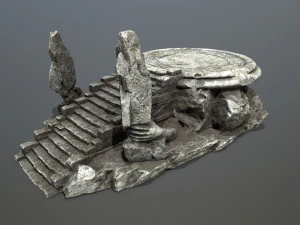 Temple 3D Model