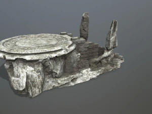 Temple 3D Model