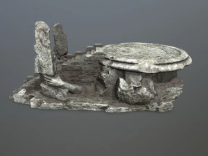Temple 3D Model