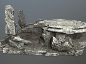 Temple 3D Model