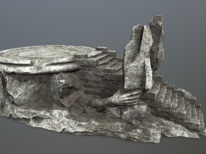 Temple 3D Model