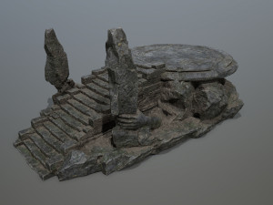 Temple 3D Model