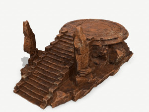 Temple 3D मॉडल