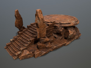 Temple Model 3D