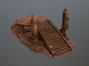 Temple Model 3D