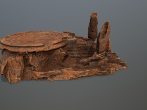 Temple Model 3D