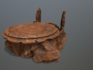 Temple Model 3D