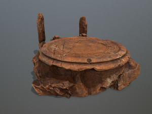 Temple Model 3D