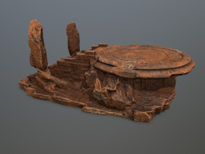 Temple Model 3D