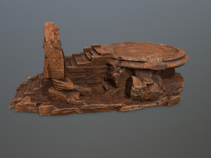 Temple Model 3D