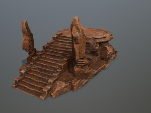 Temple Model 3D