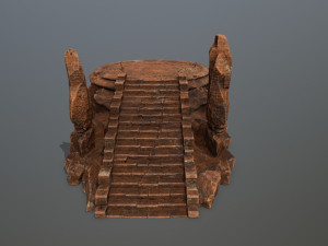 Temple Model 3D