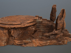 Temple Model 3D