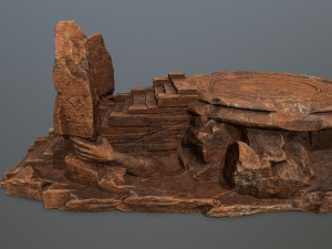 Temple Model 3D