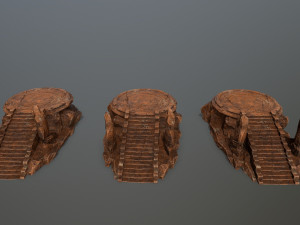 Temple Model 3D