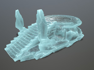 Ice temple 3D Model